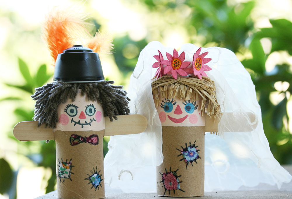Scarecrows Weeding Bride and Groom 3